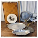 Box - Sayre PA/Utica plates, hammered aluminum,