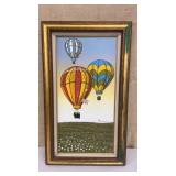 H. Hargrove signed painting on canvas - hot air