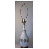 Mid Century Danish Modern Ceramic 26" tall Table