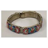 Italy micromosaic link bracelet