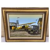 H. Hargrove signed painting on canvas -  U.S.