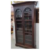 Victorian 2 door bookcase 40"12"78"