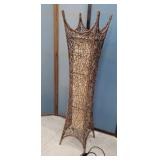 Wicker lamp 51"t
