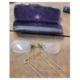 Early eye glasses - gold filled