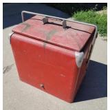 Galvanized red Cooler