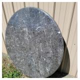 Faux marble table top 46"