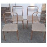 4 Mid Century COSCO Folding Gatefold Chairs Model