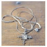 Van Cott jewelers sterling silver Cross snowflake