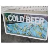 Miller cold beer sign