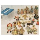 1970s cloth dolls made by Hallmark, in a  small