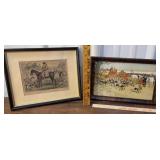 2 early hunt prints