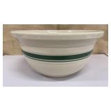 Roseville 8qt bowl w/ green bands