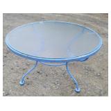 Iron / glass table 31"16"