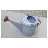 Galvanized watering can
