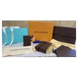 Louis Vuitton & Tiffany & Co. boxes, dust bags