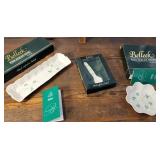 3pcs Belleek W/original boxes