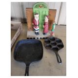 Wagner skillet, pan, Santa display