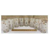 Box of retro glassware