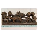 African wooden sculpture, small chip