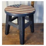 Flag Americana footstool