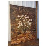 Oil painting on canvas - MCM floral