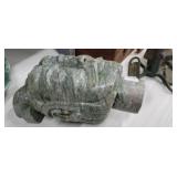 EXTREMELY HEAVY Chinese carved marble head