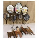 2 piece art - mirrors & antelope