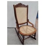 Walnut ladies rocker