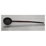 Heavy handmade copper ladle