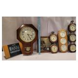 Clocks, barometers