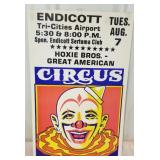 Endicott Hoxie Bros. Circus poster