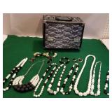 Necklaces , earrings with tote