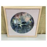 Hall Groat framed acrylic "Opera Night" approx