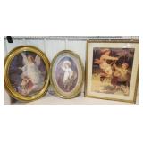 5 pictures, prints, children and angel, Lowebrau,
