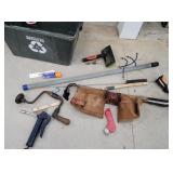Tub - tool belt, drill brace, grease gun, etc