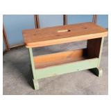 Bucket bench with handle 28x13x18