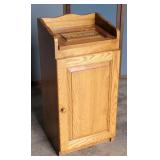 Wooden trash bin 16x13x33
