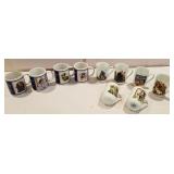 Norman Rockwell collection of mugs