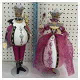 Fantastic king and queen Pier 1 figures