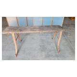Industrial workbench 61x14x28
