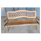 Cast iron bench 50x14