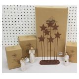 Willow tree metal star backdrop, Bright Star