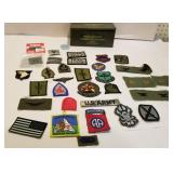 Service patches, eagle patch, army, k9, etc