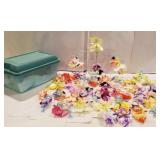 whimsical ornaments, angels, with stand, in tote