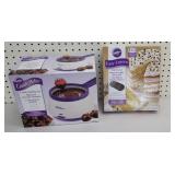 Wilton candy melting pot & easy layer cake pan