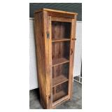 1 door barn board cupboard 24"11"64"