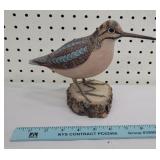 Bird - American woodcock hand carved by Jim white