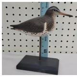 Carved spotted sandpiper shorebird by Macintosh