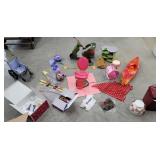 Large box of American Girl accessories