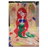 6 new Mermaid beach towels with tote